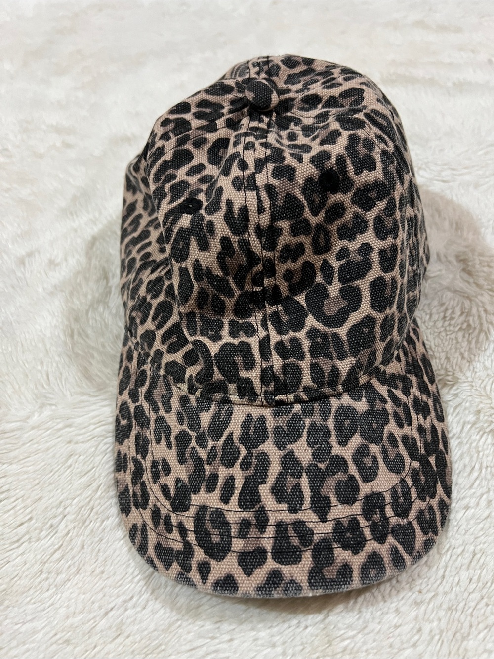 Women’s cheetah ball cap anthropology